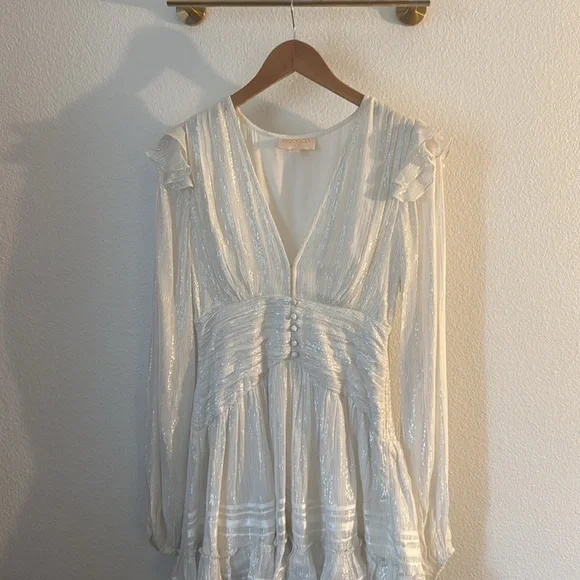 Rococo Sand True Mini Dress Sand White - Size Small - Picture 6 of 13